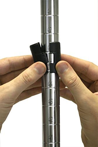 Omega 36" Deep x 72" Wide x 54" High 3 Tier Chrome Starter Shelving Unit