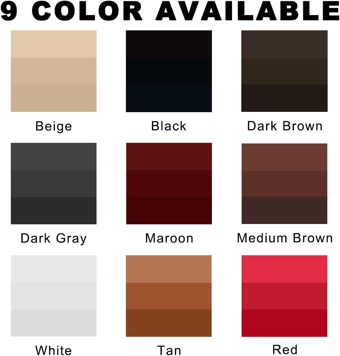 Leather Scratch Repair Balm-Leather Color Restorer for Couches Leather Scratch Remover for Carseat Boots Leather Couch Scratch Repair Couches (White)