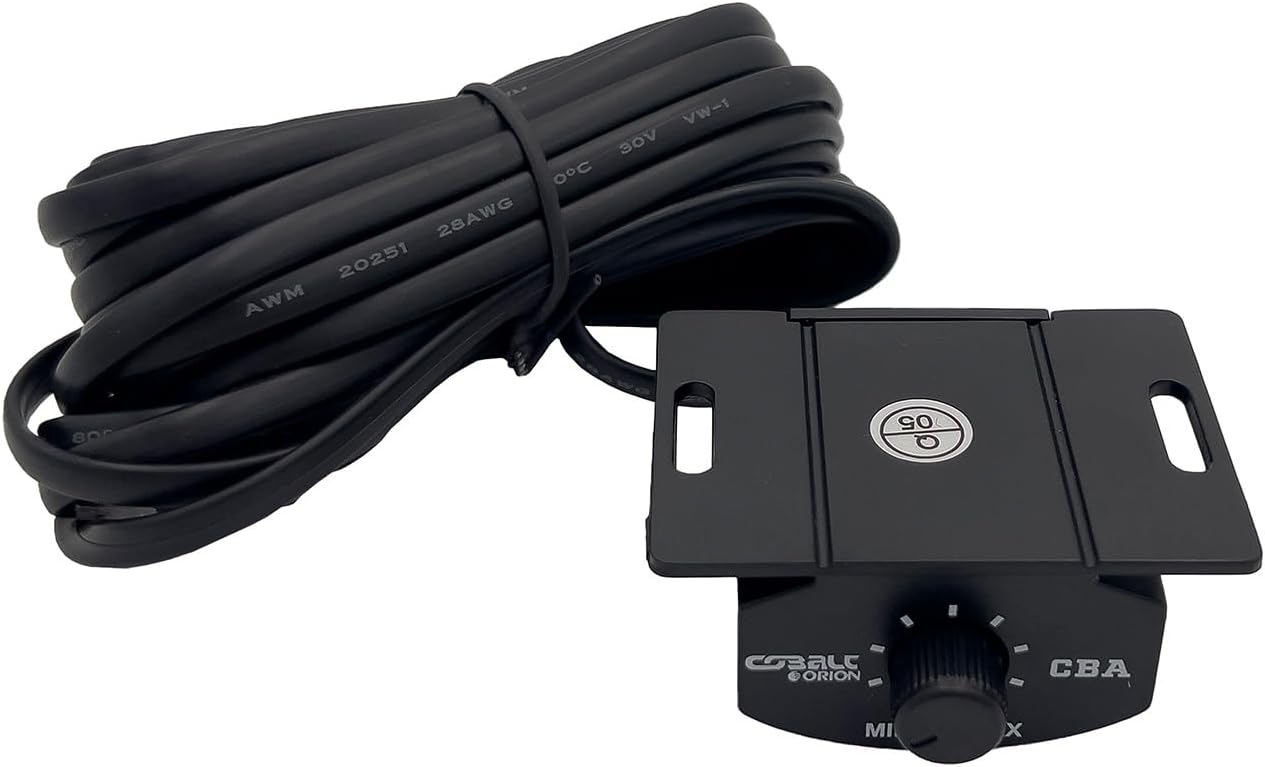 Orion Cobalt CBA4500.1D Monoblock 1-Channel Class D Amplifier for Car Subwoofer, 4500W, 2/4 Ohm Stable, Adjustable Low Pass & Subsonic Filter with Bass Boost, MOSFET Power Supply, Bass Knob Included