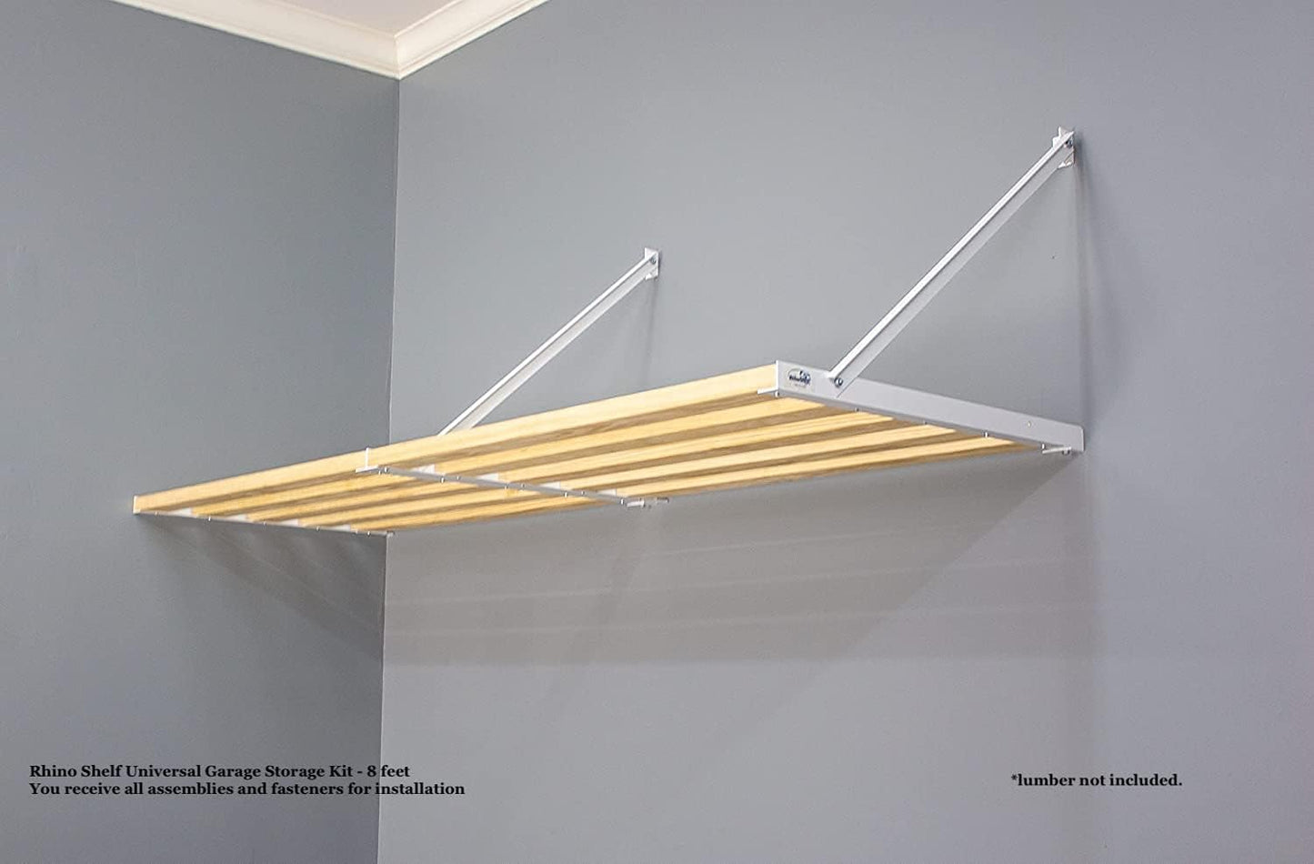 Rhino Shelf Universal Garage Storage Kit - 8 feet