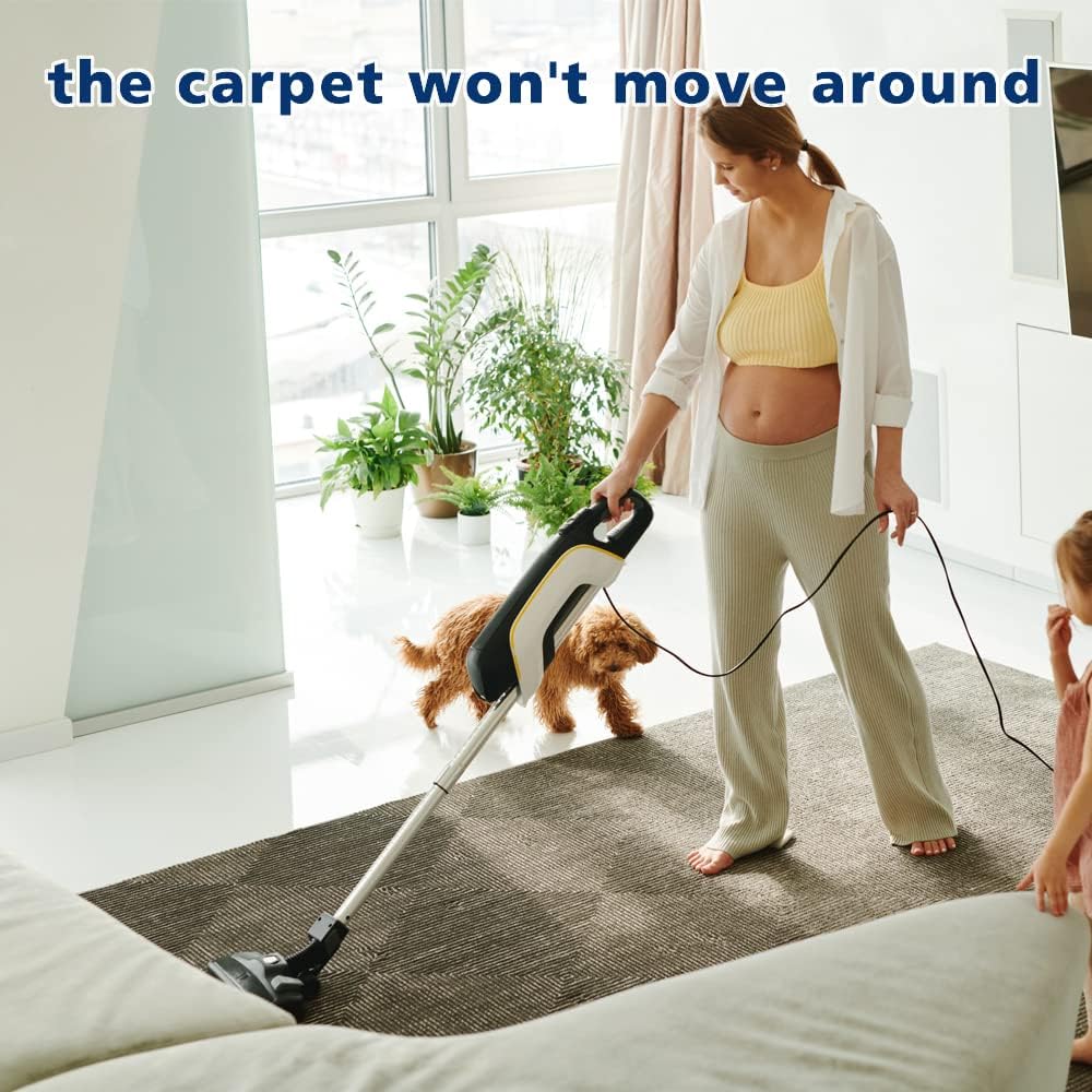 Heavy Duty Carpet Tape Double Sided 4 INx30YD Rug Tape for Area Rugs on Carpet, Perfect Rug Gripper for Holding Area Rugs, Hardwood Floors, Outdoor Rugs, Stair Treads, White.