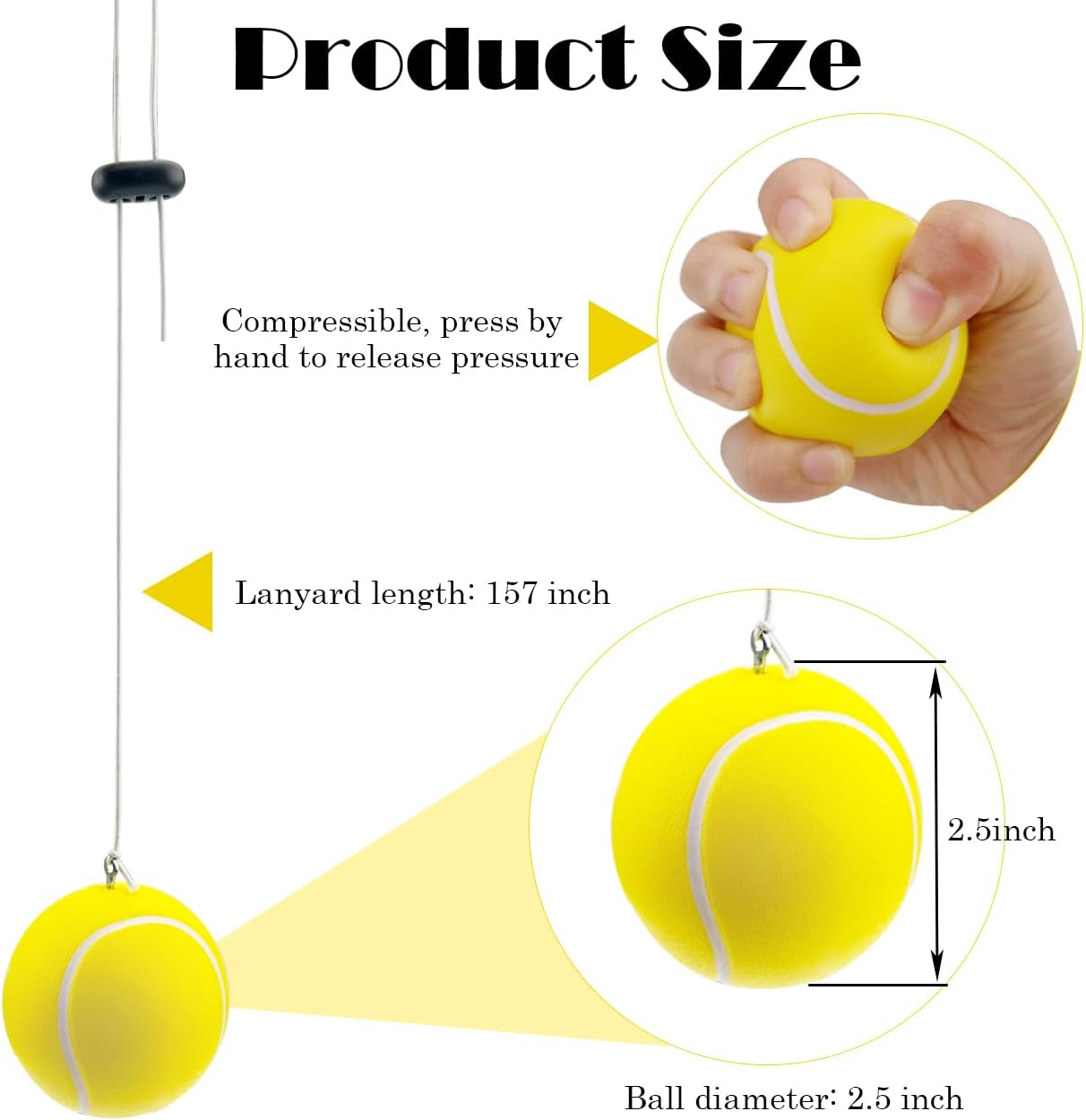 4 Packs Garage Parking Aids Ball,Parking Stopper for Garage,Garage Parking Aid,Height Adjustable Parking Assist Ball,Garage for Guided Parking,Avoid Crash and Scratch