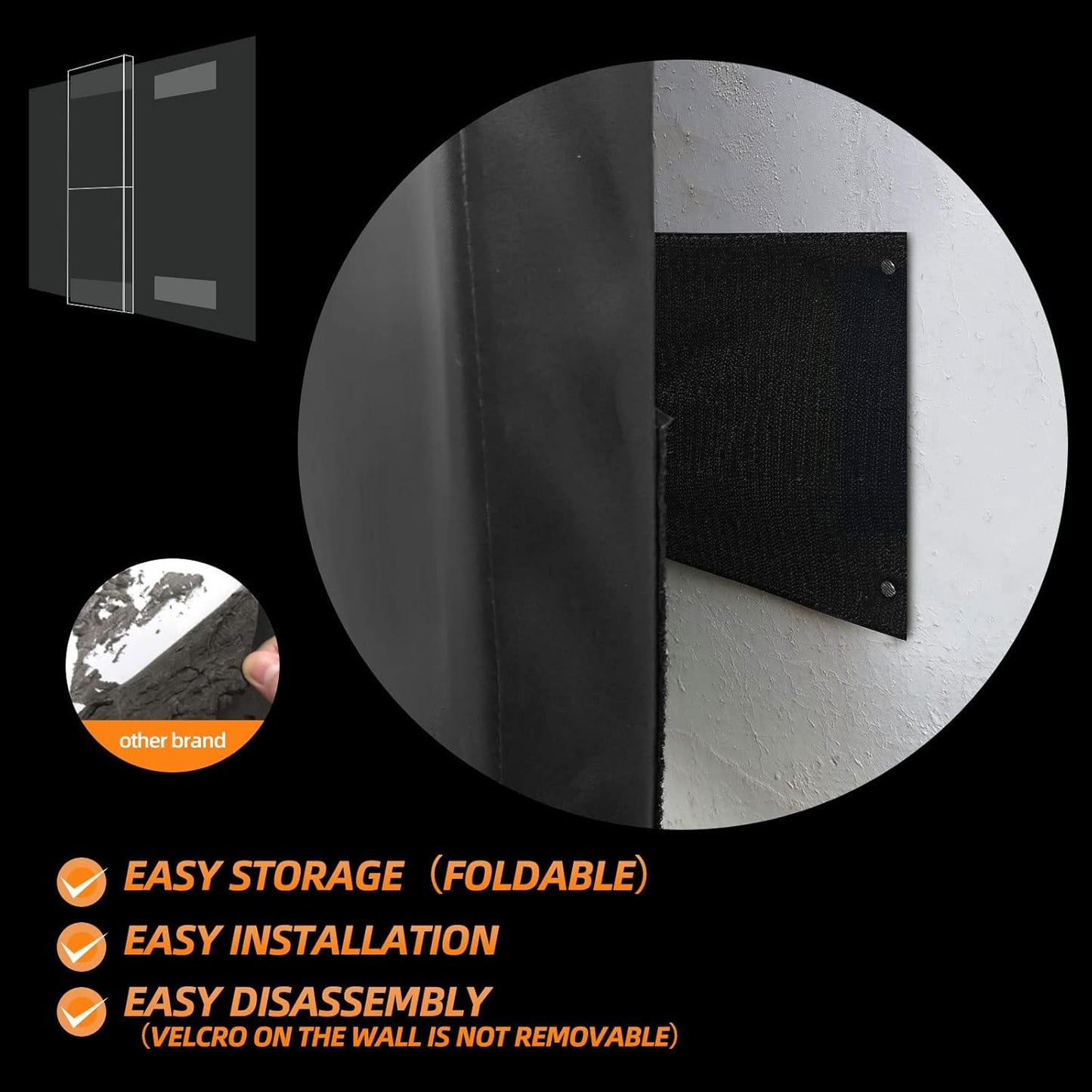 PROGOAL 2"/4" Thick Foam Protection Wall Pad,Gym Basketball-Court Protectors,Durable Waterproof Padding for Wall-Mounted Basketball Hoops(60" L x 20" W)…