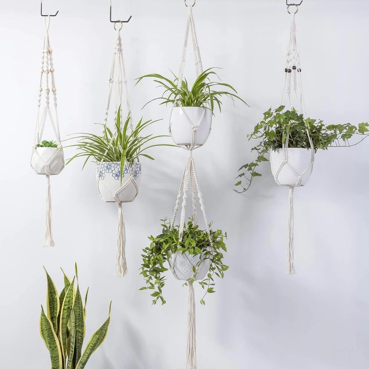 16 Pack Rafter Hanger Hook Heavy Duty Vinyl Coated Large S Hooks for Hanging Ladder Bike Hanger, Garage Storage Organizer (Grey)