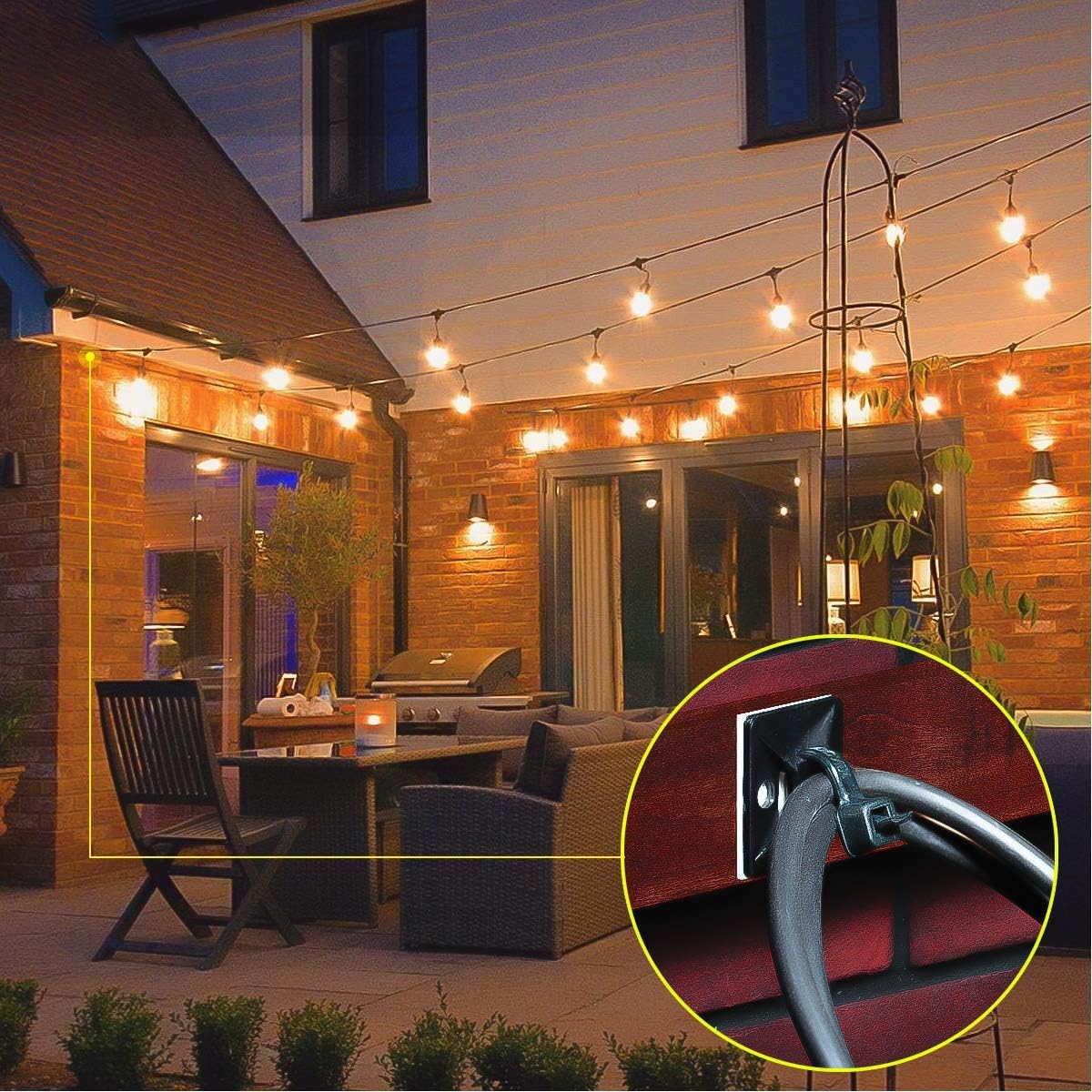 200pcs 3/4" 3M Back-Glue Self Adhesive White Strong Cable Zip Tie Mounts with 8" Ties, Screws, Outdoor Sticky Wire Fasteners Cable Clips Management Anchors Organizer Holders Squares