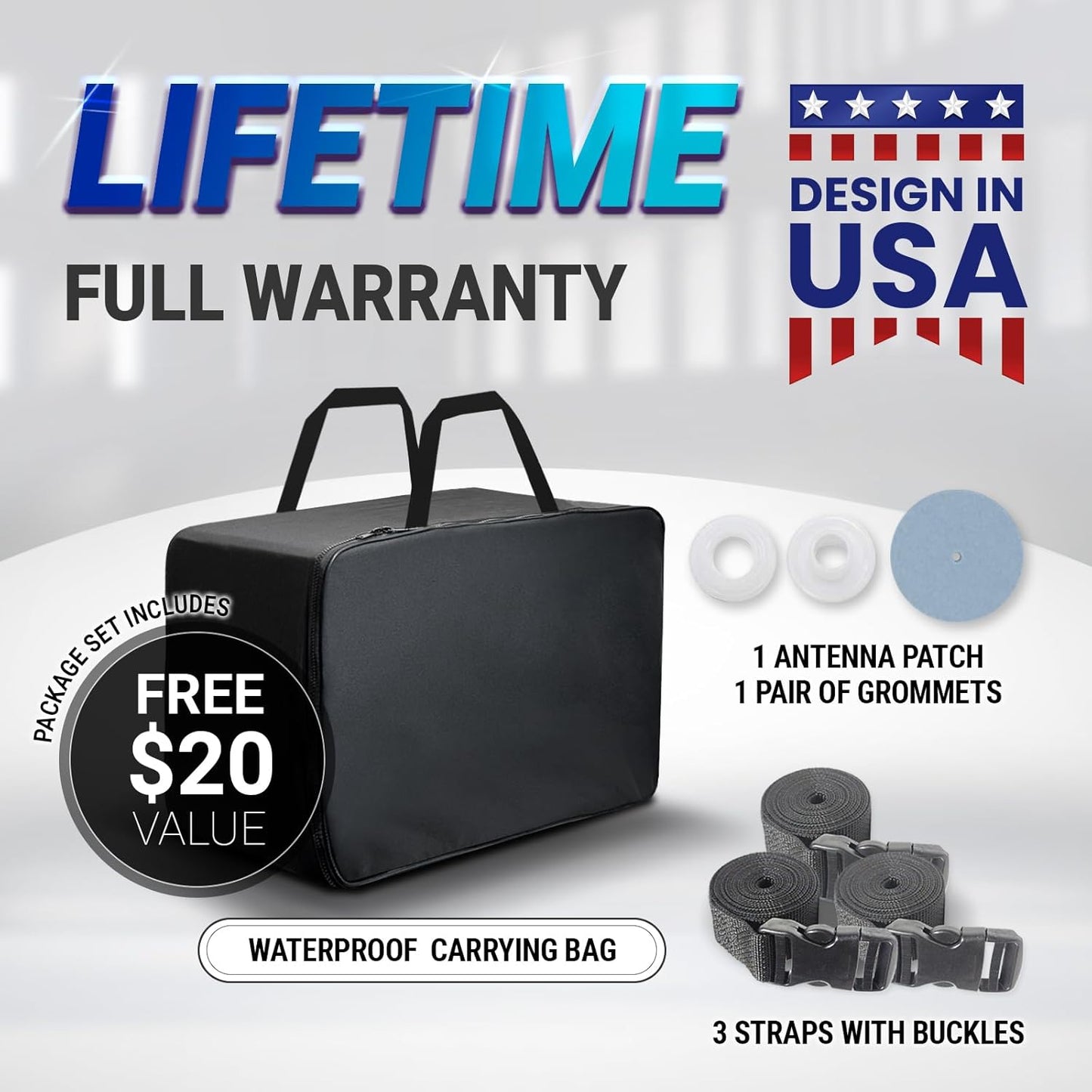 iCarCover Custom Car Cover for Chevy Master (1933-1942) Waterproof All-Weather Rain Snow UV Sun Protector Full Exterior Indoor Outdoor Car Cover (Stripe - Black/Red)