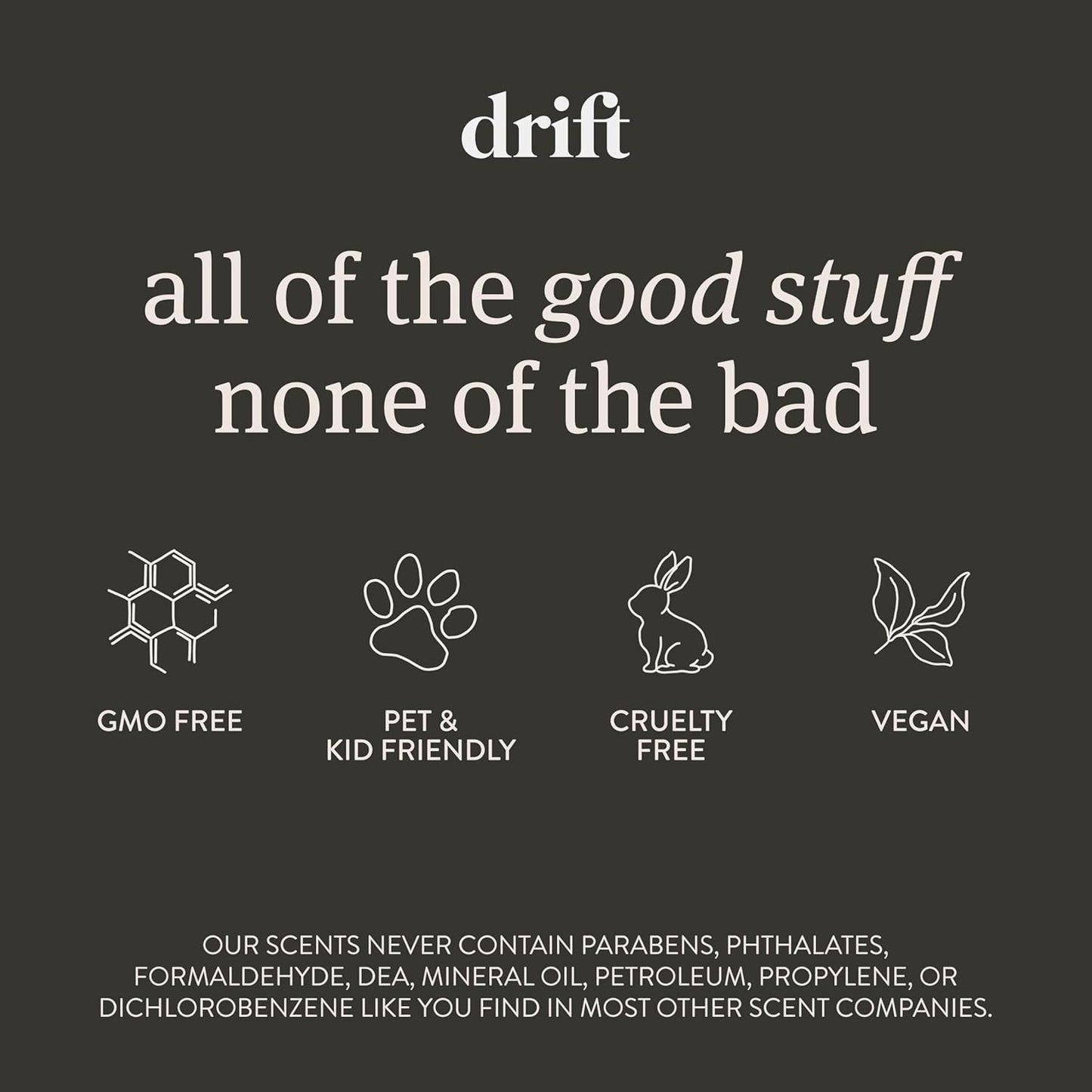 Drift Car Air Freshener - Wooden Deodorizer - Vehicle Odor Remover - Auto Scent Diffuser - Long-Lasting Car Freshening - Cabana Scent Refill - Pack of 3 - NO CLIP INCLUDED