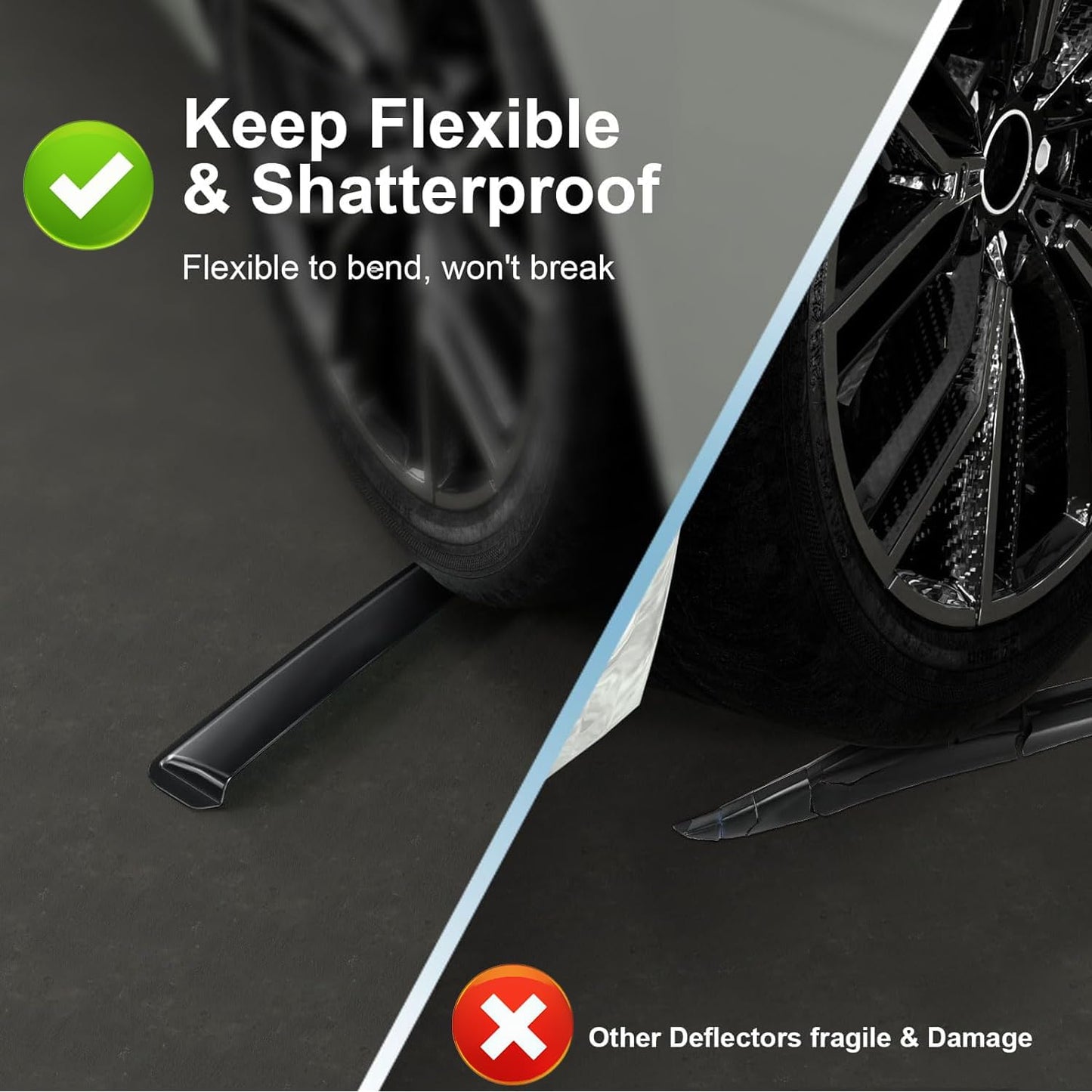 4PCS Rain Guards Window Visors Fits for 2007-2011 Honda CR-V (CRV) SUV, Outside Mount Wind Deflector, Vent Visors Shade Shield, Exterior Car Accessories, 2007 2008 2009 2010 2011