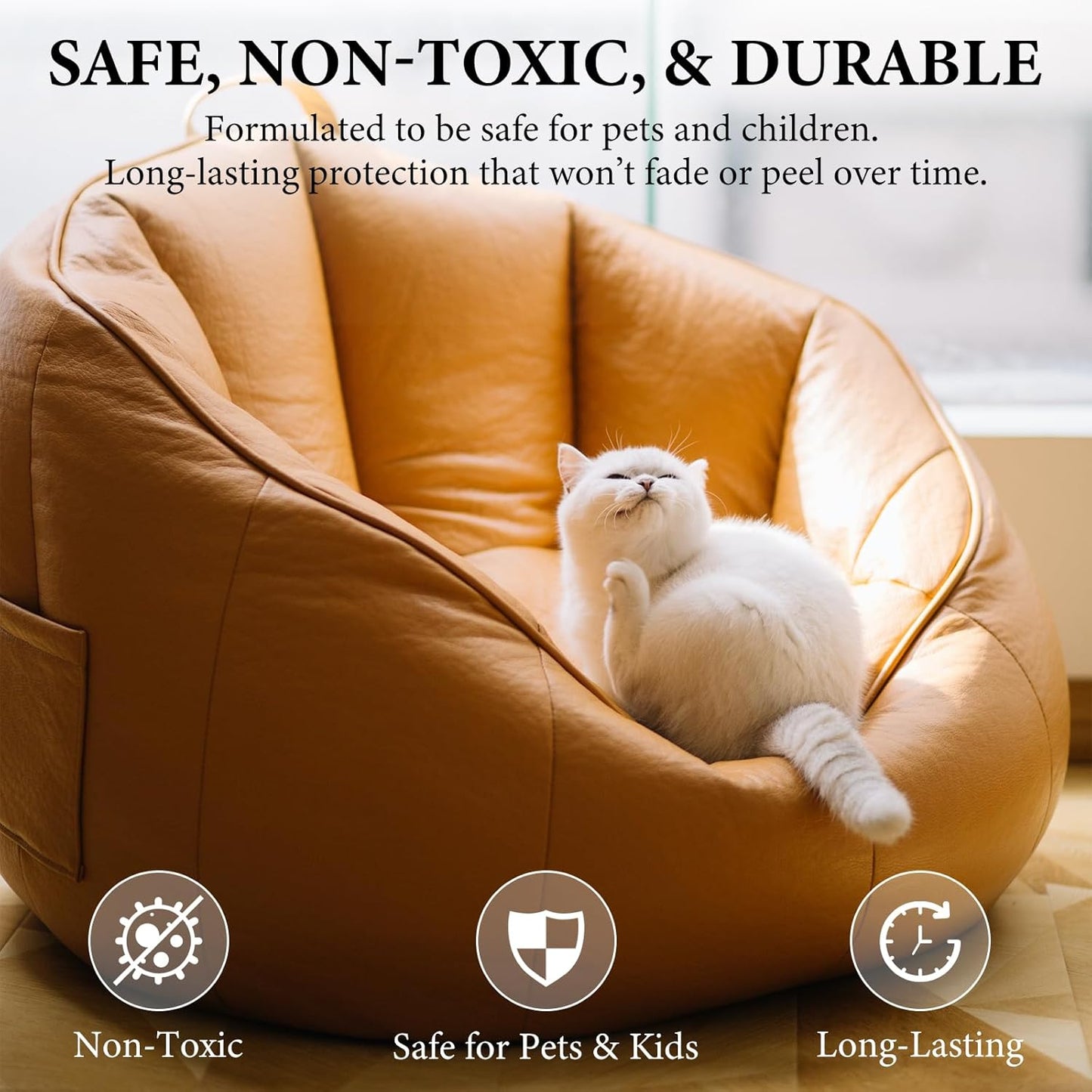 Leather Recoloring Balm Leather Color Restorer Scratch Repair Leather Paint for Furniture Couches Car Seats Shoes Bags Leather Dye and Scratched Leather with Leather Conditioner - White
