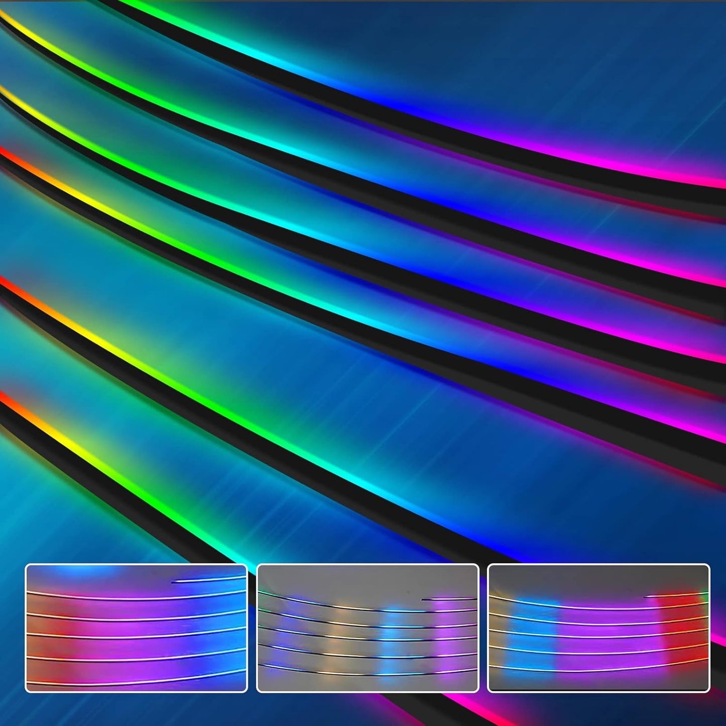 WEBUPAR Dreamcolor Interior Car Lights 43-inch