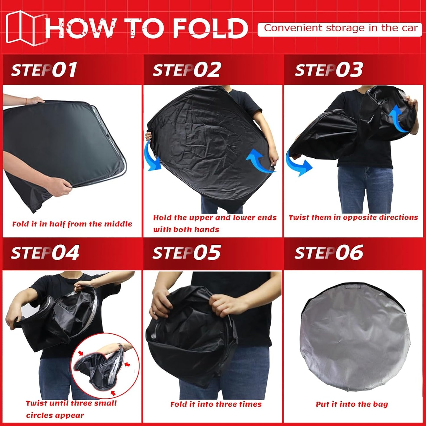 KAYZT Windshield Sun Shade for 2022-2026 Hyun-dai Tucson Foldable Sunshade Front Window Custom Fit Car Accessories