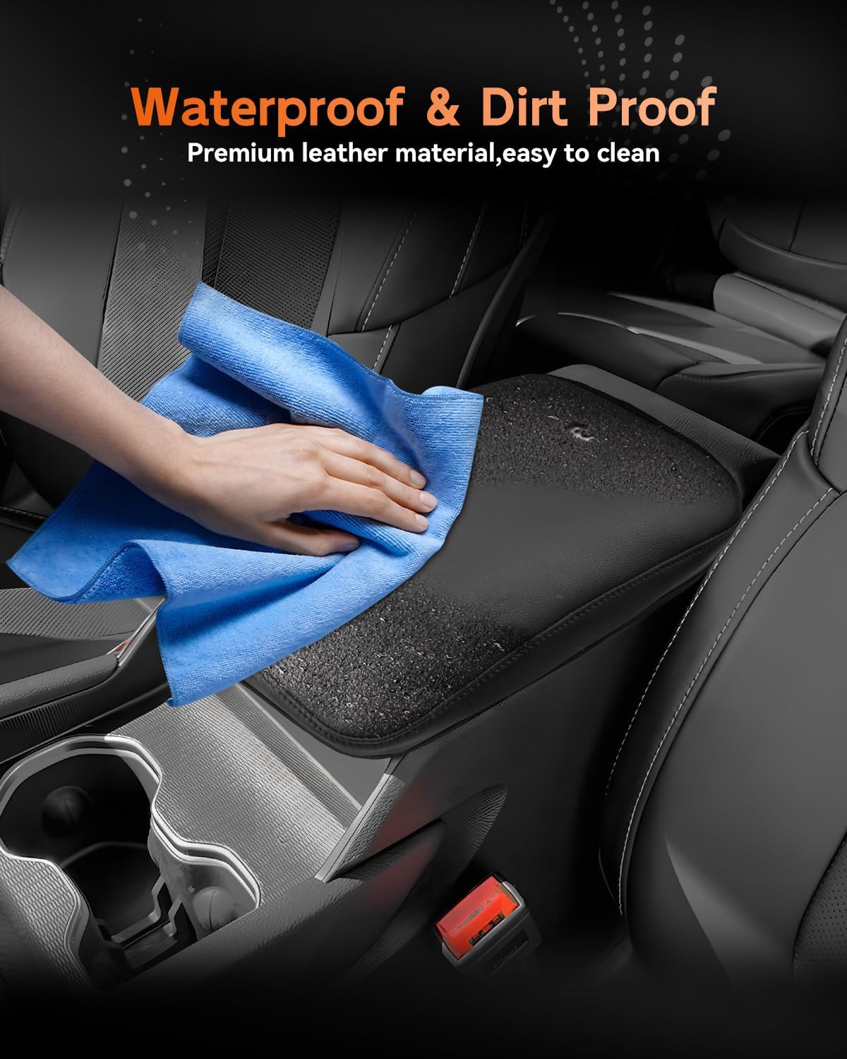 CDEFG for Jeep Grand Cherokee 4xe /L 2022-2025 Center Console Cover Armrest Box Cover for 2022 2023 2024 2025 Grand Cherokee/L Accessories (Not for Latitude Plus/Limited)