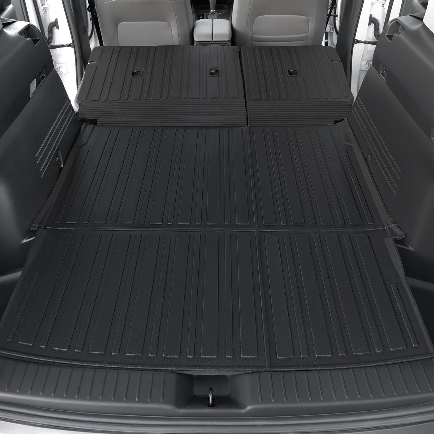 Floor Mats Set for 2023 2024 2025 Mazda CX-50 Gas, Full Coverage All Weather Floor Mats Cargo Mat with Backrest Protectors & Door Sill Guards for CX50 Accessories(Not fit Hybrid)