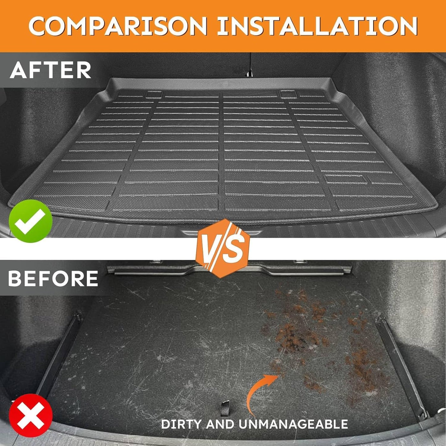 Binmotor-Floor Mats & Cargo Liner for TLX 2021-2025(for AWD & FWD), Front & 2nd Row & Rear Cargo Mat TPE All Weather Car Mats Custom Fit Floor Liners Waterproof Mat TLX Accessories