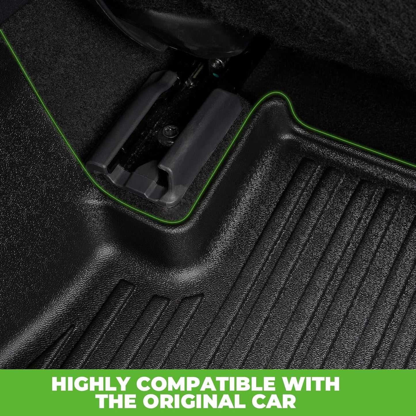 All Weather Floor Mats and Cargo Mat Set Fit for Mazda CX5 2025 2017-2024, TPE Car Mats Waterproof Anti-Slip Rubber Floor Liners for Mazda CX5 Accessories - 4 PCS