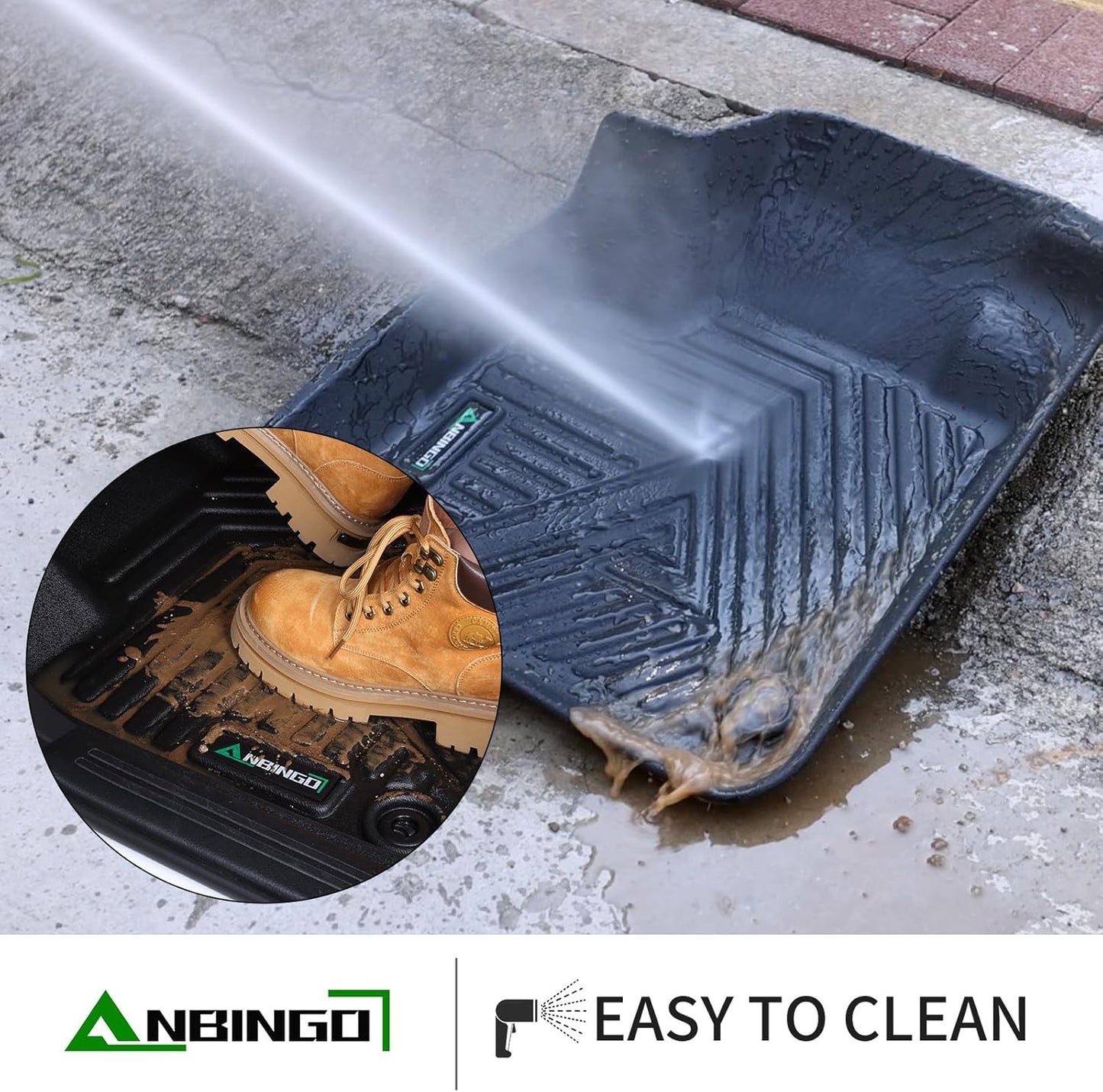 ANBINGO® Floor Mats & Cargo Liner Set for 2024 2025 2026 Chevy Trax LS | 1RS | LT | 2RS | ACTIV & 2024 2025 2026 Envista | Preferred | Sport Touring | Avenir -Full Set