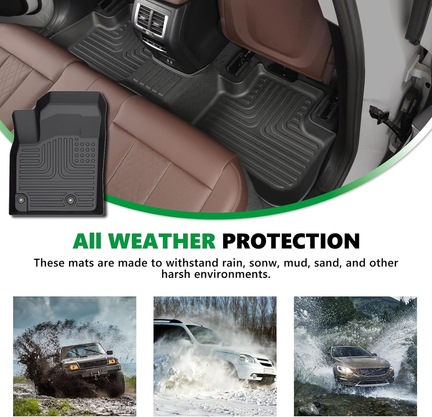 for Mazda CX50/CX-50 Hybrid Floor Mats 2025 Car Mats for Mazda CX50 Hybrid Accessories All Weather Floor Mats Cargo Liner 2025