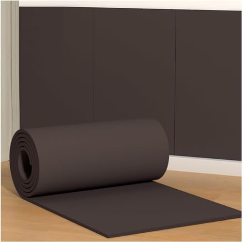 Heavy-Duty Self-Adhesive Rubber Foam Wall Protectors - 39.3x39.3in Grey Panels for Garage, Studio, Gym - Ultimate Impact Protection & Durability