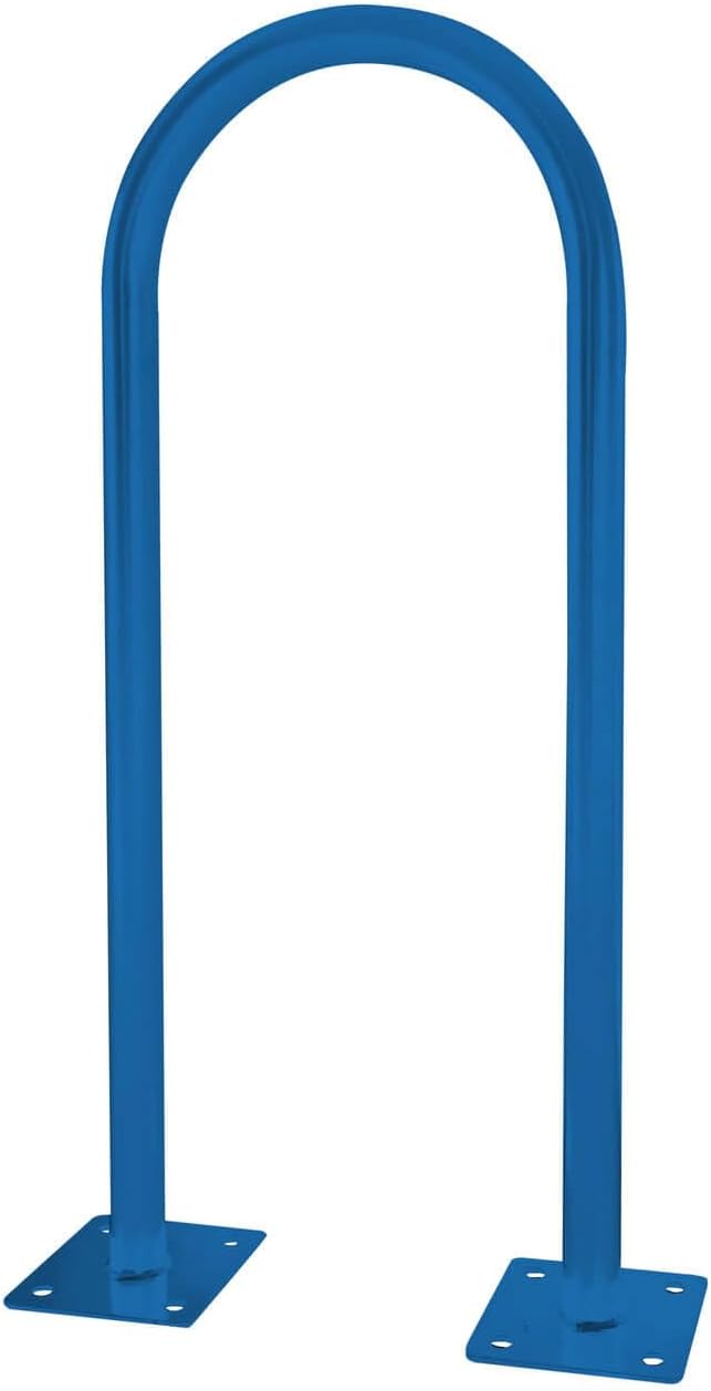 Sandbaggy U Shaped Bike Rack - Outdoor, Commercial - Galvanized Steel - Surface/Ground Mounted (2, Blue)