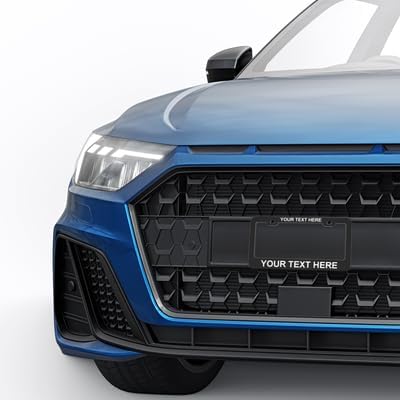 License Plate Frame, Personalized with Custom Text Logo Image Design Front License Plate Holder Car Accessories 6x12 inch