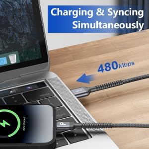 USB C Cable 10FT, 2Pack Long USB A to USB C Charger Cables, iPhone USBC Cable 3A Fast Charging Upgraded Extra Durable Braided USBC Cord Compatible with iPhone 16 15 Pro Max/Samsung Galaxy S23 and More