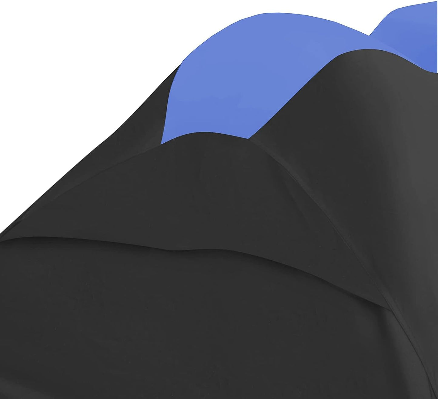 Trailerable Standup Jet Ski Cover, Waterproof Marine Grade 600D Heavy Duty Polyester PWC Cover Blue and Black Color