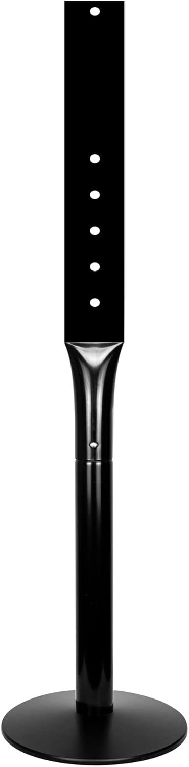 Parking Sign Post 48" Heavy Duty Cast Iron Parking Signs Stand, Movable Sign Stand for Hanging Signs, Black （15 pounds）