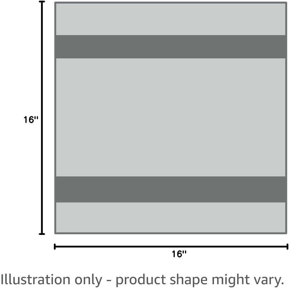 Autofiber Korean Plush Premium Edgeless Microfiber Detailing Towels - Pack of 4, Blue (16 inch x 16 inch)