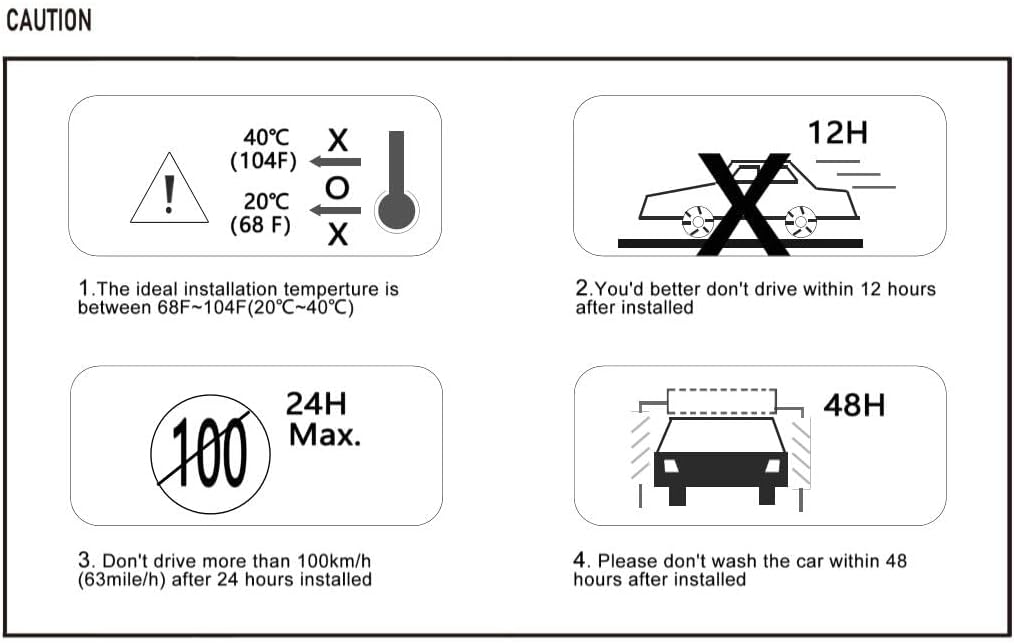 Smoke Front Window Visor Compatible with Dodge Dakota Standard Cab 1997-2004 Wind Deflector Sun Rain Guards Outside 2pc 92438