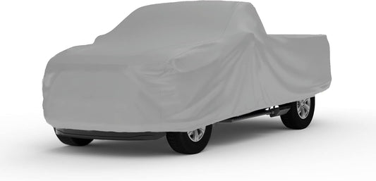 Car Covers Weatherproof Max Truck Cover & Warranty Compatible with Ford 1957-1983 F-100 Regular Cab, 8– Outdoor Cover, Prevents Theft with Cable Lock