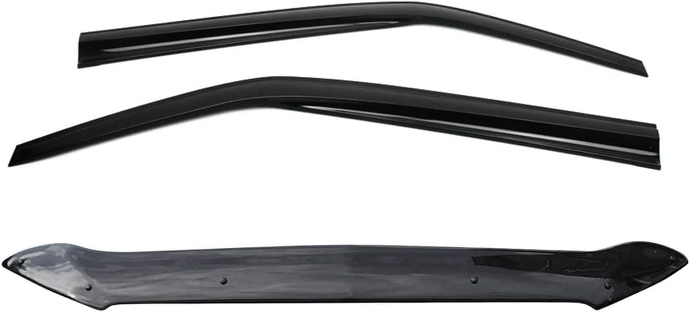 OMAC Front Bug Shield Hood Deflector & Window Visor for Mercedes Metris 2016-2024