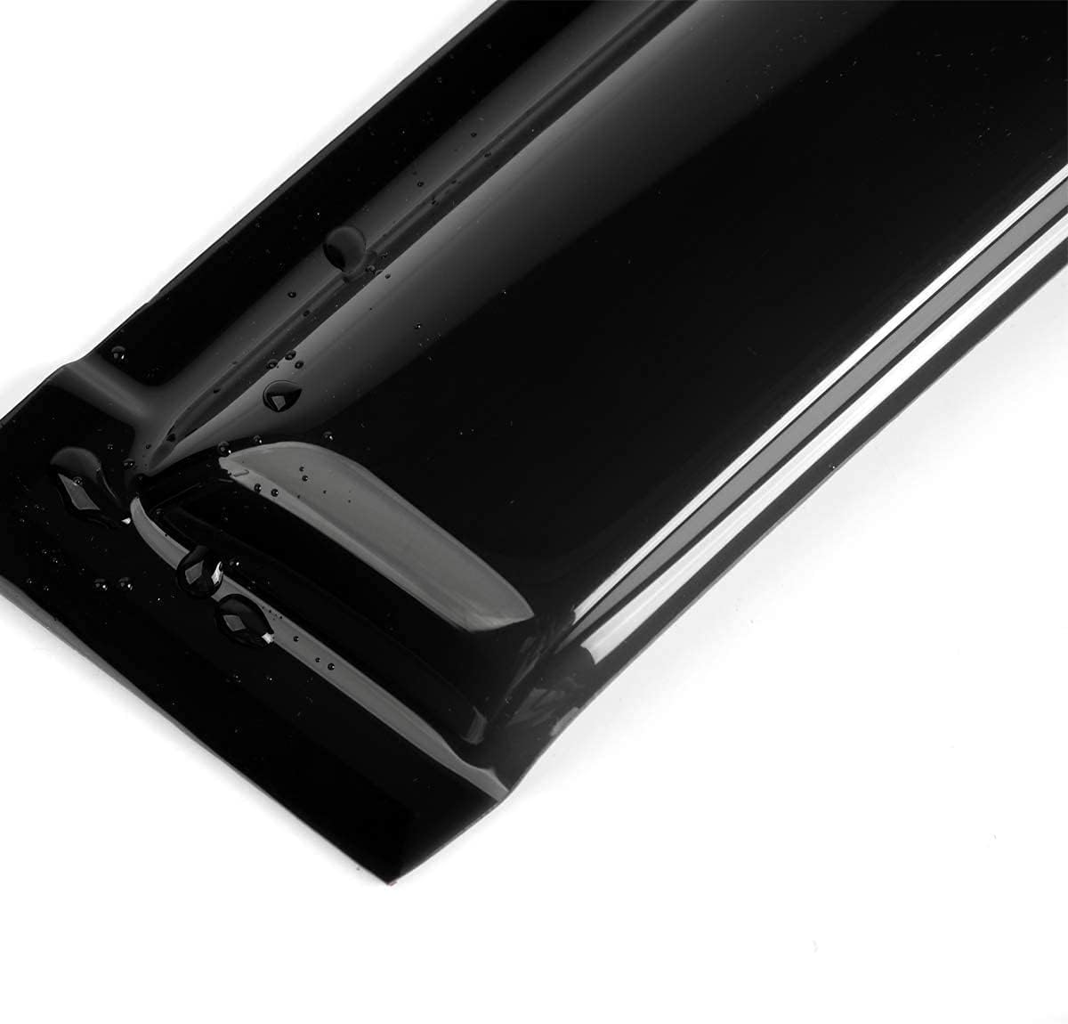 92410 Side Window Wind Vent Deflector,2pcs Outside Mount Style Nice Sun Rain Guards Set,Window Visor fit for 2006-2011 Honda Civic Coupe