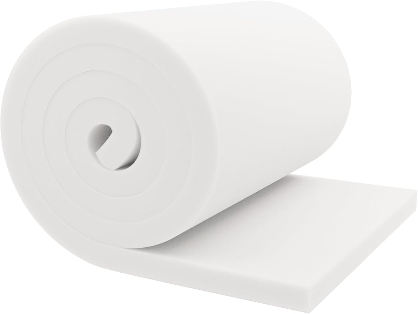 GoTo Foam 1" Height x 24" Width x 72" Length 36ILD (Semi-Firm) Upholstery Cushion Made in USA