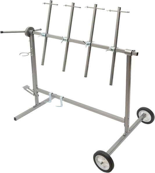 Adjustable Car Body Paint Rack, Paint Stand Repair Work Stand, Bumper/Body Panel/Door Hood Stand Holder, Auto Body Tool for Garages, Repair Shops, and DIY