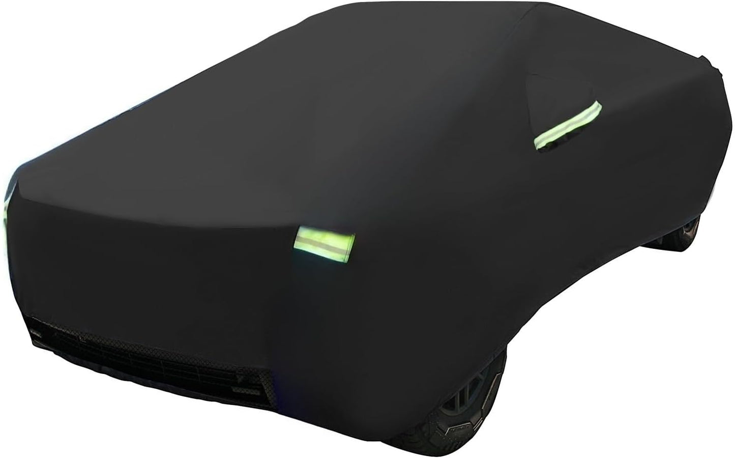 Truck Cover Custom Fit for Tesla Cybertruck, Waterproof All Weather Lightweight Pickup Car Cover with Zipper Door,All-Season Protection Black