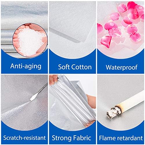 KouKou Large Truck Cover Waterproof All Weather, 6 Layers Full Pickup Cover, Universal Fit Chevy Silverado GMC Sierra 2500HD 3500HD Ford F250 F350 RAM 2500 3500. (250-262 inch Length, 9ft Bed) XXXL.