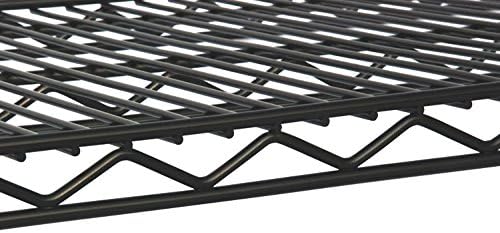 Omega 24" Deep x 42" Wide x 86" High 3 Tier Black Starter Shelving Unit