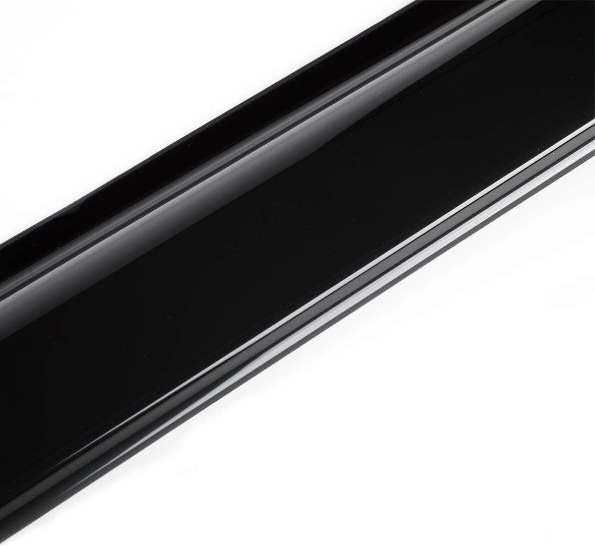 4pcs Original Shatterproof Outside Mount Style Side Window Visor Deflector Rain Guard Vent Window Visors for 97-03 F-150 97-99 F-250 Light Duty Super/Extended Cab with 2 Half Rear 94808