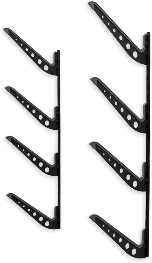 StoreYourBoard Beach Chair and Umbrella Wall Storage Rack, Metal Adjustable 4 Level Beach Gear Hanger, Garage and Home Organizer, Heavy Duty Beach Chair Rack Holds up to 100 lbs