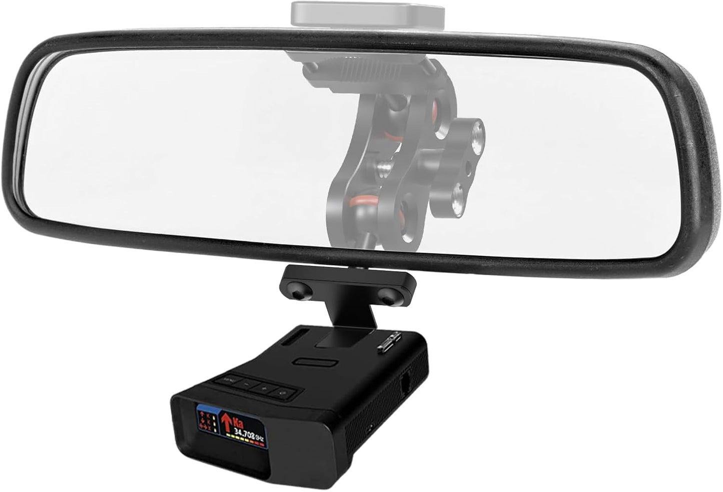 Radar Mount Mirror Mount Bracket，Aluminum Radar Detector Mount (for Uniden R7 R8 R8w Radar Detector Mount)