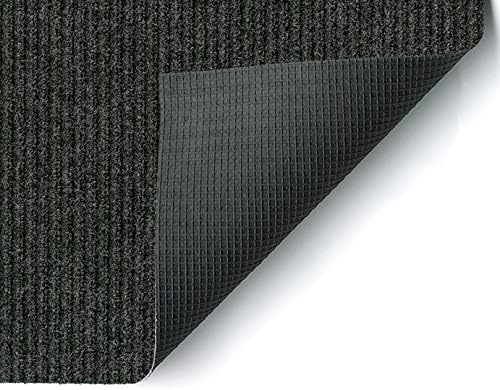 KOECKRITZ Heavy Duty Durable All Weather Indoor/Outdoor Non Slip Entrance Mat Rugs and Runners for Office Business Building Home Garage Front Door (5' x 10', Charcoal)