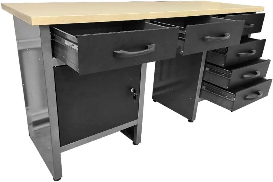 Steel Garage Workbench Organizer Set System for Factories Auto Repair Shops