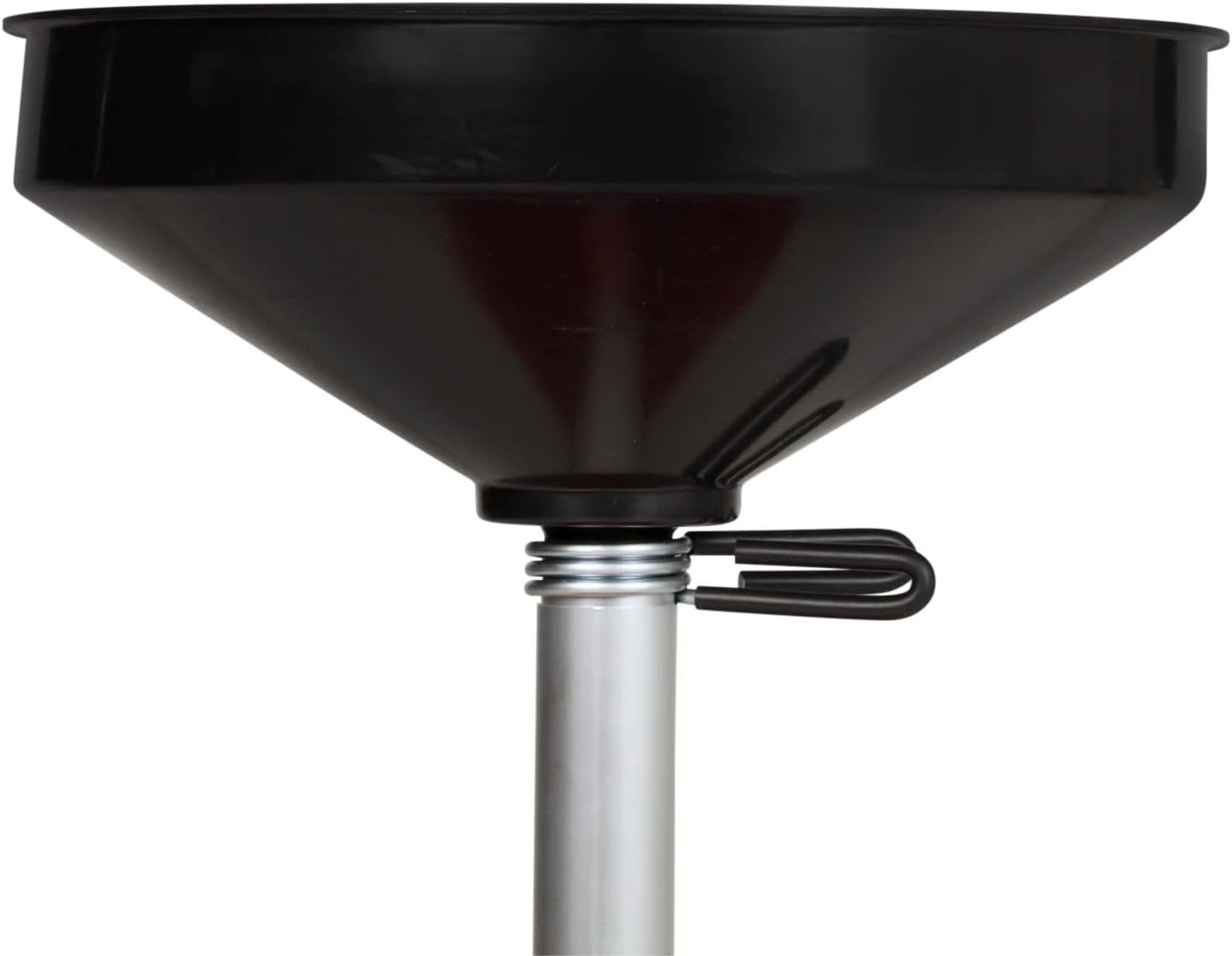 Zeeline By Milton ZE8DC, Rolling Oil Drain Pan, 8 Gallon Oil Drain with Adjustable Funnel, 2 Inch Drain Port with Cap, Wide Drain Pipe for Faster Draining, Oil Drain with 4 Swivel Casters