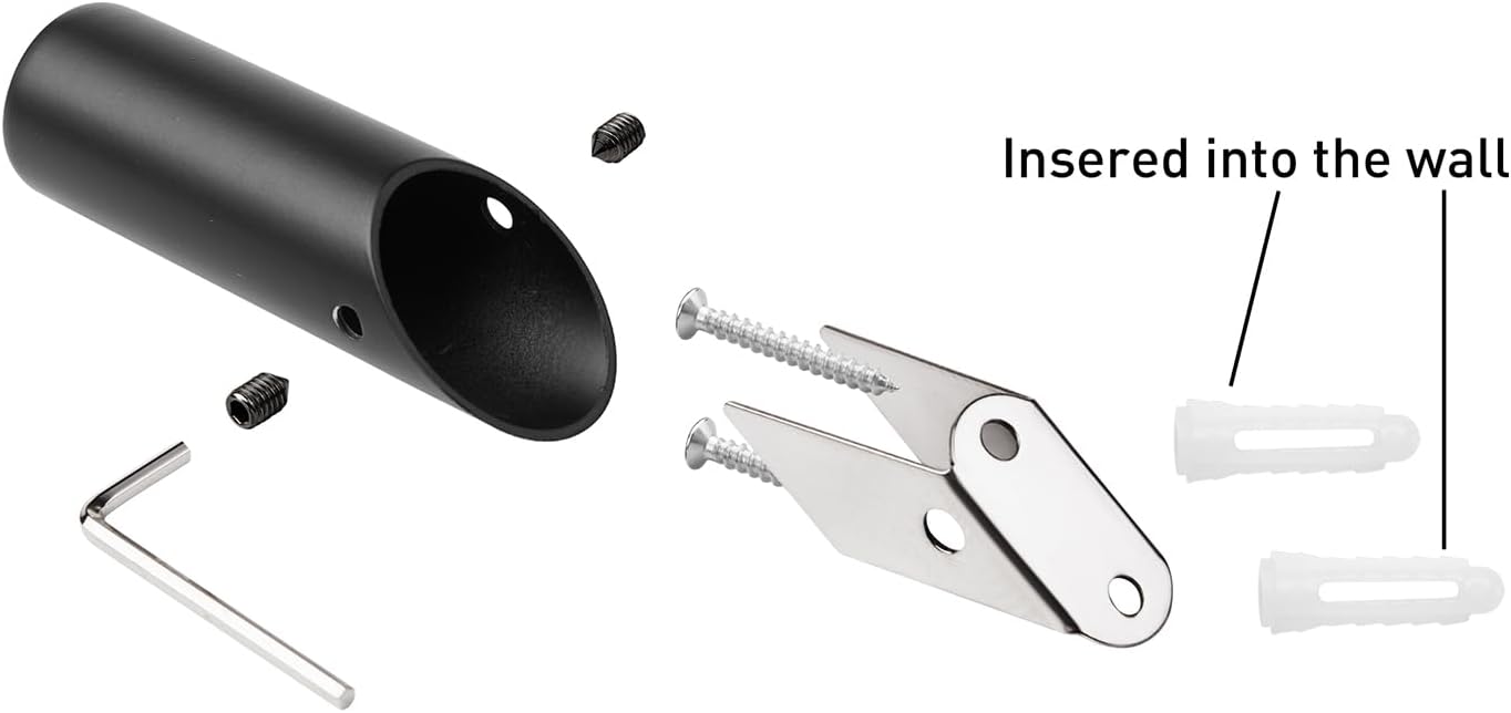 NINETREX Black Wall Hooks Matte Black Towel Hook Modern Robe Hooks SUS 304 Stainless Steel Heavy Duty Hook for Bathroom Entryway Bedroom Coat Key Mudroom Garage, Wall Mounted 4 Pack