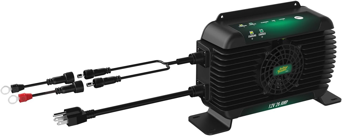 Battery Tender PowerPlus 12V, 26 AMP Battery Charger and Maintainer - IP68 Weather Resistant