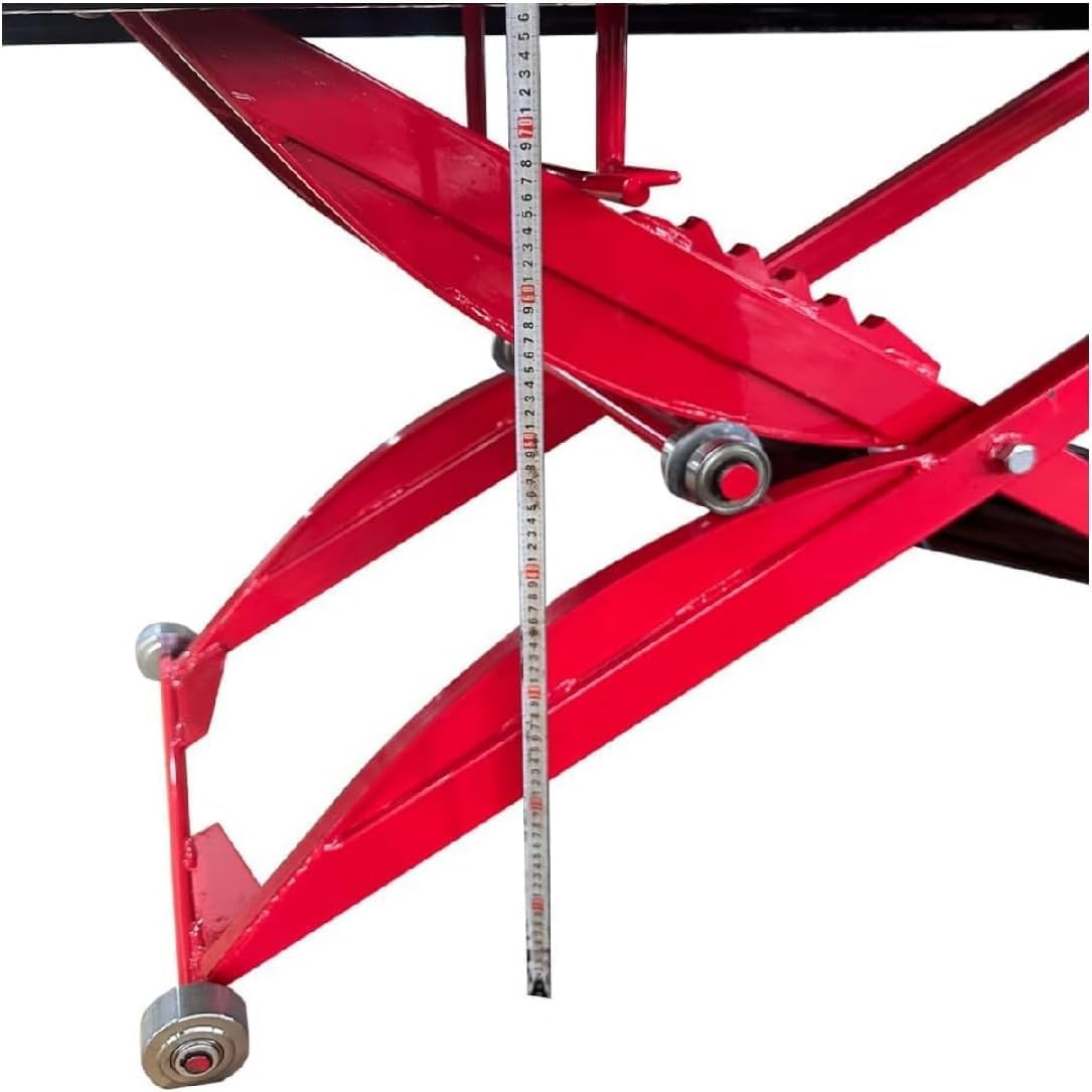 Motorcycle Lift ATV 1000 lbs Pedal Side Extension Motorcycle Lift Table for Home Garage and Shop KT-Moto 100LT