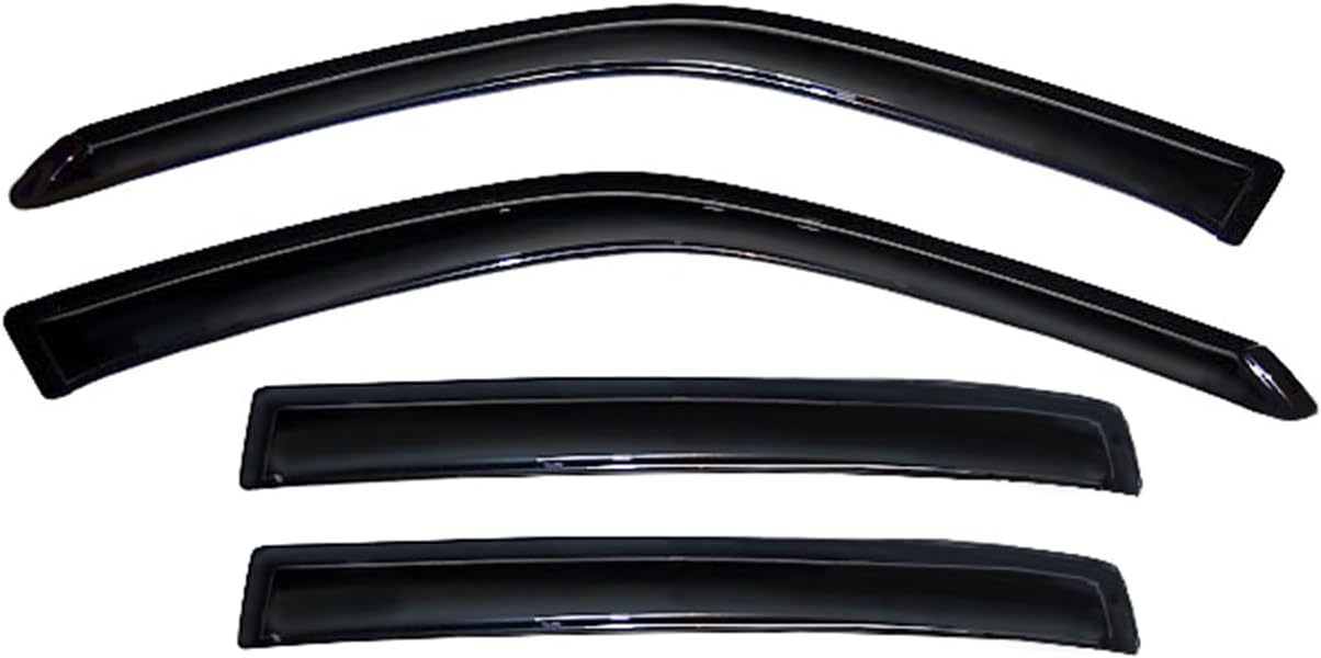 Wind Deflector Compatible with Nissan Altima 4-Door Sedan 2007-2012 Smoke Sun/Rain Guard Window Visors 94005