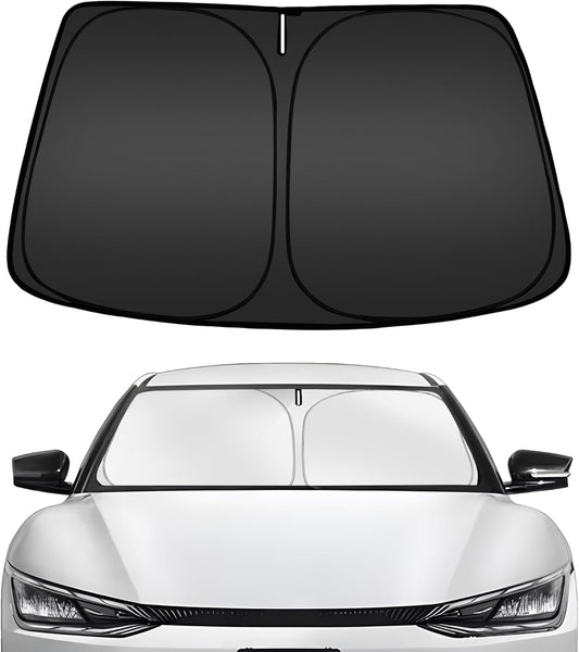 ARISMOTOR Windshield Sun Shade for Kia EV6 2022-2025 2026, Custom Fit Foldable Front Window Sunshade Sun Visor Protector, Block UV Rays Keep Your Car Cooler