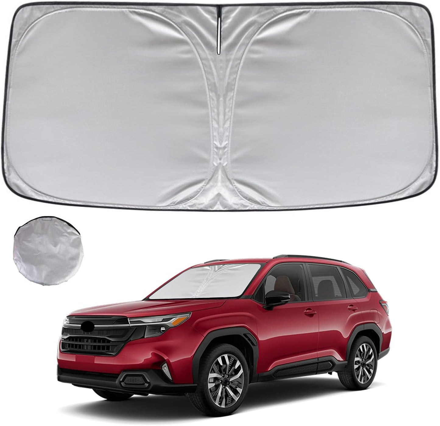 KAYZT Windshield Sun Shade for 2025 Su-baru Forester Foldable Sunshade Front Window Custom Fit Car Accessories