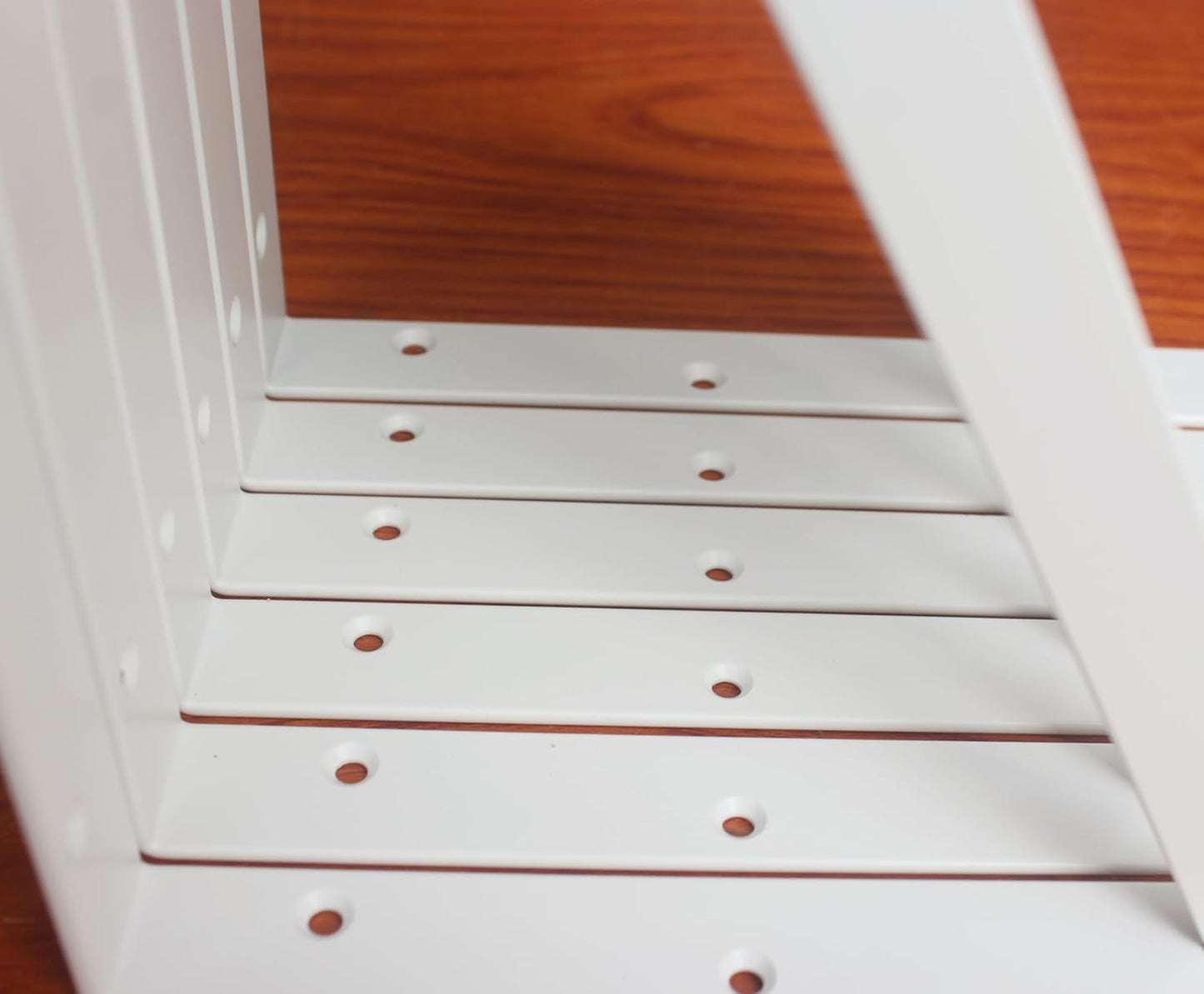 16 Pack L16 x H 10" White Heavy Duty Shelf Brackets with Screws Metal Shelf Brackets Shelf Support Angle Brackets for Shelves L Brackets Heavy Duty Floating Shelf